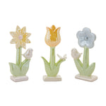Melrose Carved Floral Decor (Set of 3)