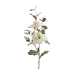 Artificial Magnolia Flowers with Green Leaves
