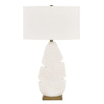 Decorative Palm Leaf Table Lamp for Living Room
