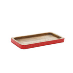 Rustic Wooden Centerpiece Trays Set of 2