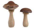 Brown mushroom decor