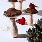 Christmas mushroom set