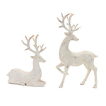 Melrose Gold Brushed Deer Figurine (Set of 2)
