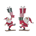 santa with presents decor