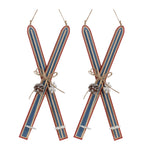 Vintage Ski Holiday Ornament Set