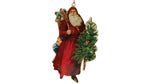 red green santa decor