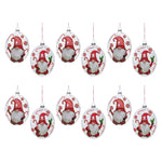 Whimsical Peppermint Christmas Ornaments – Set of Twelve