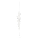 Set of twenty-four matching icicle drop ornaments