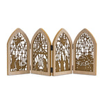 Melrose Cut-Out Wood Nativity Screen Arches 18.5