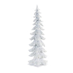 White Flocked Pine Tabletop Tree – 26
