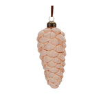 Nature Inspired Frosted Glass Christmas Ornaments