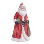 Rustic Hooded Santa Figurines – Set of 2
