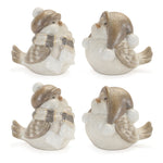 Bird Christmas Ornaments with Hats – Winter Holiday Decor
