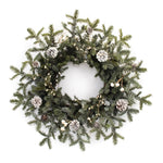 Frosted Pine Cone and Berry Wreath – 27