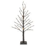 LED Black Glitter Twig Tree