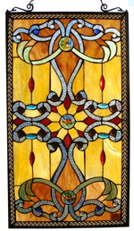 Fine Art Lighting Vertical Stained Glass Panel – Handcrafted Tiffany Design