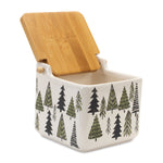 Christmas Pine Tree Ceramic Canister – 5.25