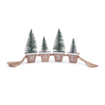 Melrose Noel Bottle Brush Tree Decor 19.5