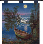 Coastal Bay Scene Tapestry – Moonlight Wall Art Decor
