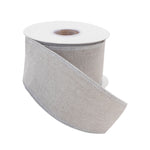 Beige Shimmer Wired Ribbon (Set of 2)