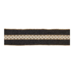 Christmas Crafting Ribbon – Wool Wired Black and Gold