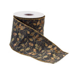 metallic wired ribbon