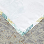 Seafoam & Gold Seashell Panel Pair – 42×84, Lined with Tiebacks
