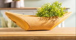 Rustic Decorative Bowl Set of 1 Wood Brown 5.75 Inch Height By Melrose