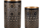 mandala cutout candle holder