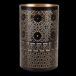 tabletop metal candle decor
