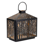 Black Gold Metal Lantern – 12