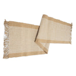 Farmhouse Woven Table Runner 13W x 72L Neutral Decor By Melrose
