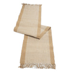 Farmhouse Woven Table Runner 13W x 72L Neutral Decor By Melrose