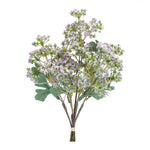 Angelica Bundle – Decorative Faux Florals – 15.25 Inch Purple & Green Stems (Set of 2) – By Melrose