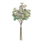 Angelica Bundle – Indoor Faux Floral Stems – 15.25 Inch Purple & Green Decorative Accent (Set of 2) – By Melrose