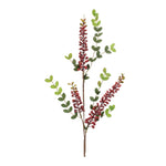 Berry Spray – Indoor Faux Burgundy Berry Stems – 32 Inch Decorative Set of 6 – By Melrose