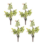 Berry Spray – Green Faux Foliage – 17 Inch Indoor Decorative Stems Set of 4 – By Melrose