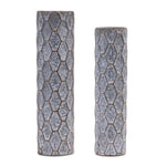 rustic candle holder set