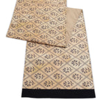 Set of 2 Decorative Table Runners – Black and Gold – 14