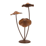 Bronze Iron Mushroom Garden Decor