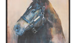 Framed Rustic Horse Canvas Art 1.25 Inch Height 24 Inch Square By Melrose