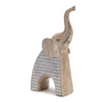 Etched Elephant Decor (Set of 2)