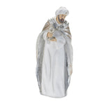 Silver Accent Nativity Figurine
