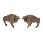 Polyresin Winter Bison