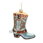 Ornament Set – Glass Cowboy Boot Design