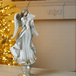 White Gold Holiday Accent
