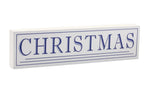 wooden christmas sign