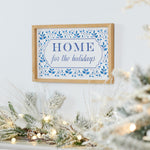 Decorative Home for the Holidays Wall Art 18.75
