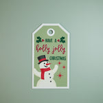 snowman wall tag