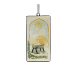 Manger Nativity Disc Ornaments